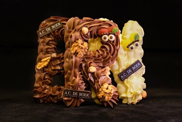 Room Chocolade Letter WIT