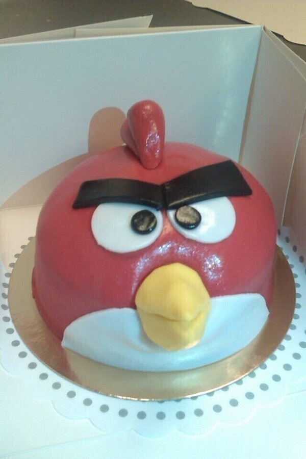 Angry birds taart-Vanaf 12 pers